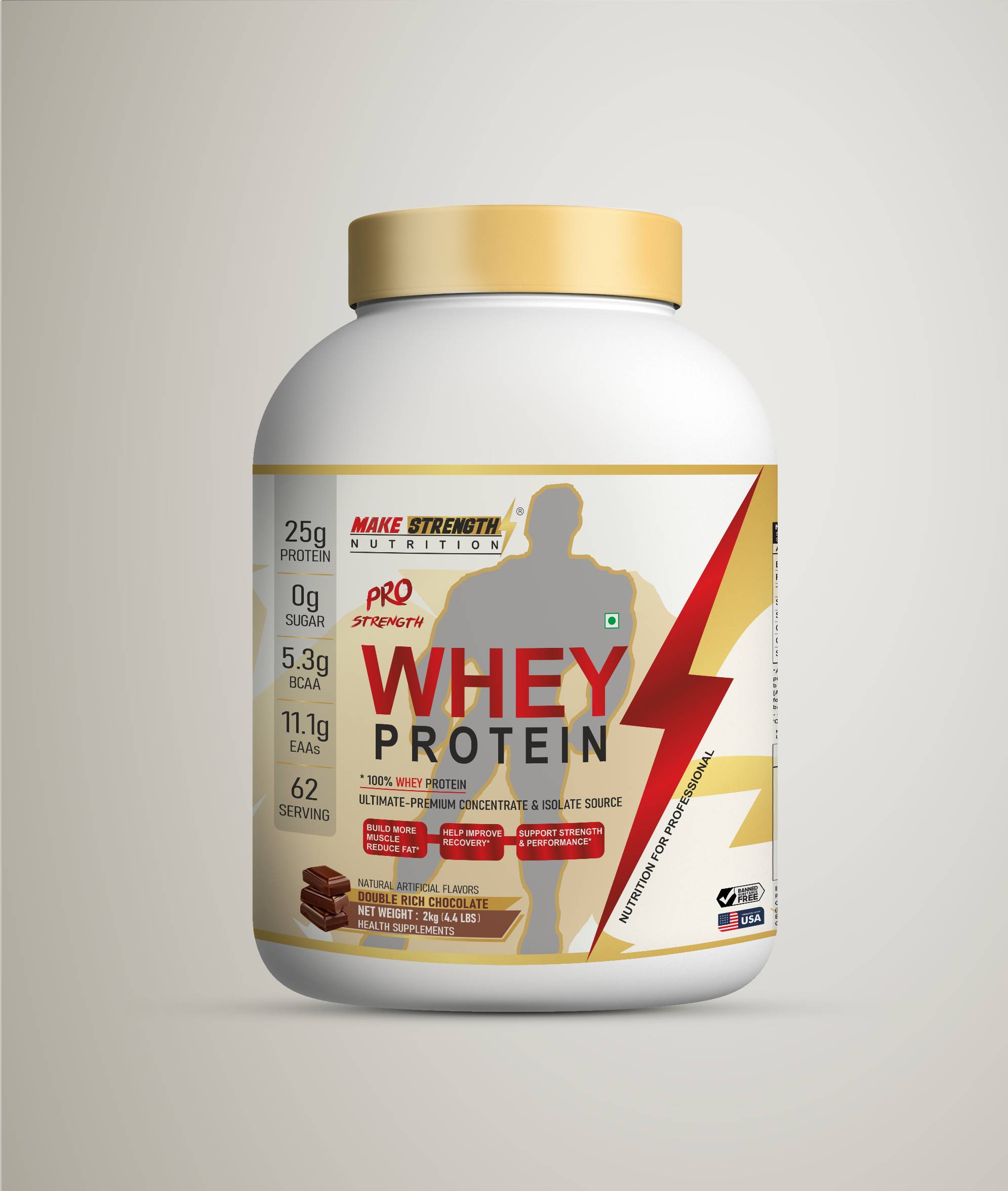 Pro Strength Whey Protein 2Kg
